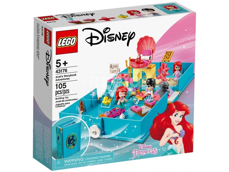 Regio Jatek Lego Disney Princess Ariel Mesekonyve 43176