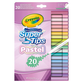 Crayola Supertips mosh. filc pasztell 20db