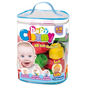 Clemmy Baby építőkocka 48 darabos készlet