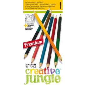 Dupla színű ceruza 12 darabos készlet