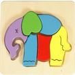 00127 - Elefánt fa 6 darabos puzzle