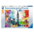 03756 - Ravensburger Puzzle 500 db - Üdvözlet Londonból