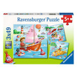 03827 - Ravensburger Puzzle 3x49 db - Vízen