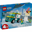 08055 - LEGO City Great Vehicles 60403 Mentőautó és snowboardos