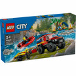 08063 - LEGO City Fire 60412 4X4 Tűzoltóautó mentőcsónakkal