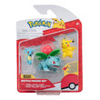 08345 - Pokémon 3 db-os figura csomag -  Pikachu, Horsea, Ivysaur