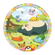 Puzzle 500 db - Pokémonok és virágok kép nagyítása