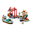 LEGO City 60422 Tengerparti kikötő teherszállító hajóval kép nagyítása