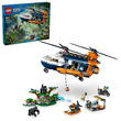 LEGO City 60437 Dzsungelkutató helikopter a bázison kép nagyítása