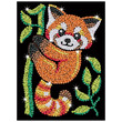 KitFix Sequin Art Red - Vörös panda kép nagyítása