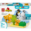 LEGO DUPLO Town 10442 Állatcsaládok a vadvilágban: pingvinek és oroszlánok kép nagyítása