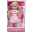 32078 - Charlotte /Elisabeth fésülhető puha baba - 36 cm