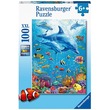 41023 - Ravensburger: Puzzle 100 db - Delfin a vízben