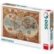 45762 - Dino Puzzle 500 db - Világtérkép 1626-ból