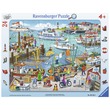 53126 - Ravensburger Egy nap a kikötőben 24 darabos puzzle