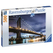 59443 - Ravensburger: +Puzzle 500 db - New York, ahol senki nem alszik