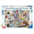 70732 - Ravensburger Puzzle 2000 db - Kedvenc bélyegeim