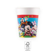 76158 - Mickey Rock the House papírpohár - 200 ml, 8 db / csomag