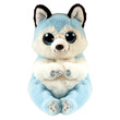 80853 - TY: Beanie Babies plüss figura THUNDER, 15 cm - kék husky (3)