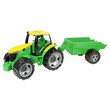 86215 - LENA: Óriás traktor utánfutóval - zöld, 94 cm