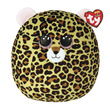 86587 - Ty Squishy Beanies párna alakú plüss figura LIVVIE, 30 cm - leopárd