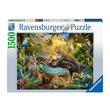 99837 - Ravensburger Puzzle 1500 db - Leopárdok a dzsungelban